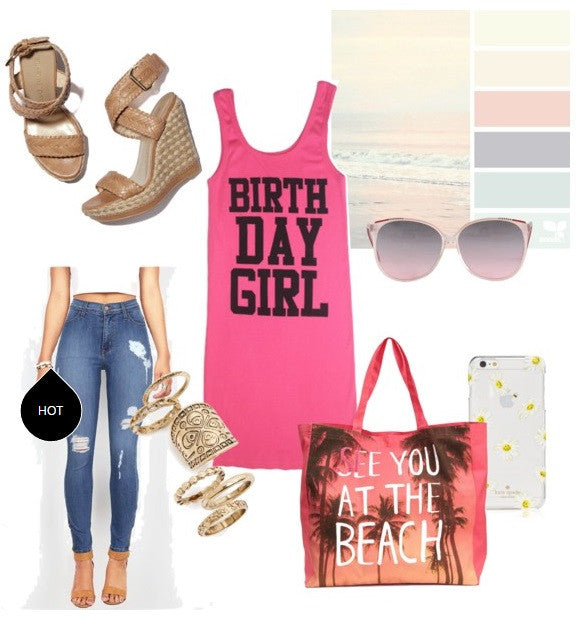 How to Rock Your Birthday Shirt: Beach Birthday