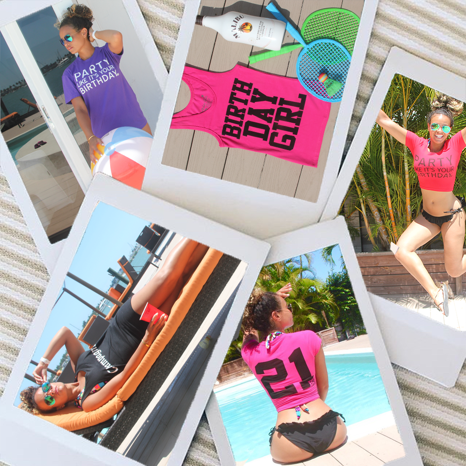 How to Rock Your Birthday Shirt: Paradise Party Edition