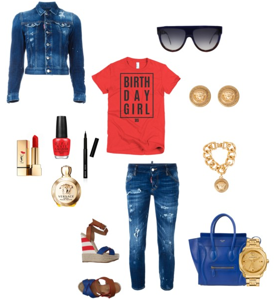 How to Rock Your Birthday Shirt: Denim Edition