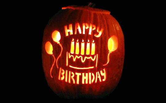 When your B-Day is on Halloween...